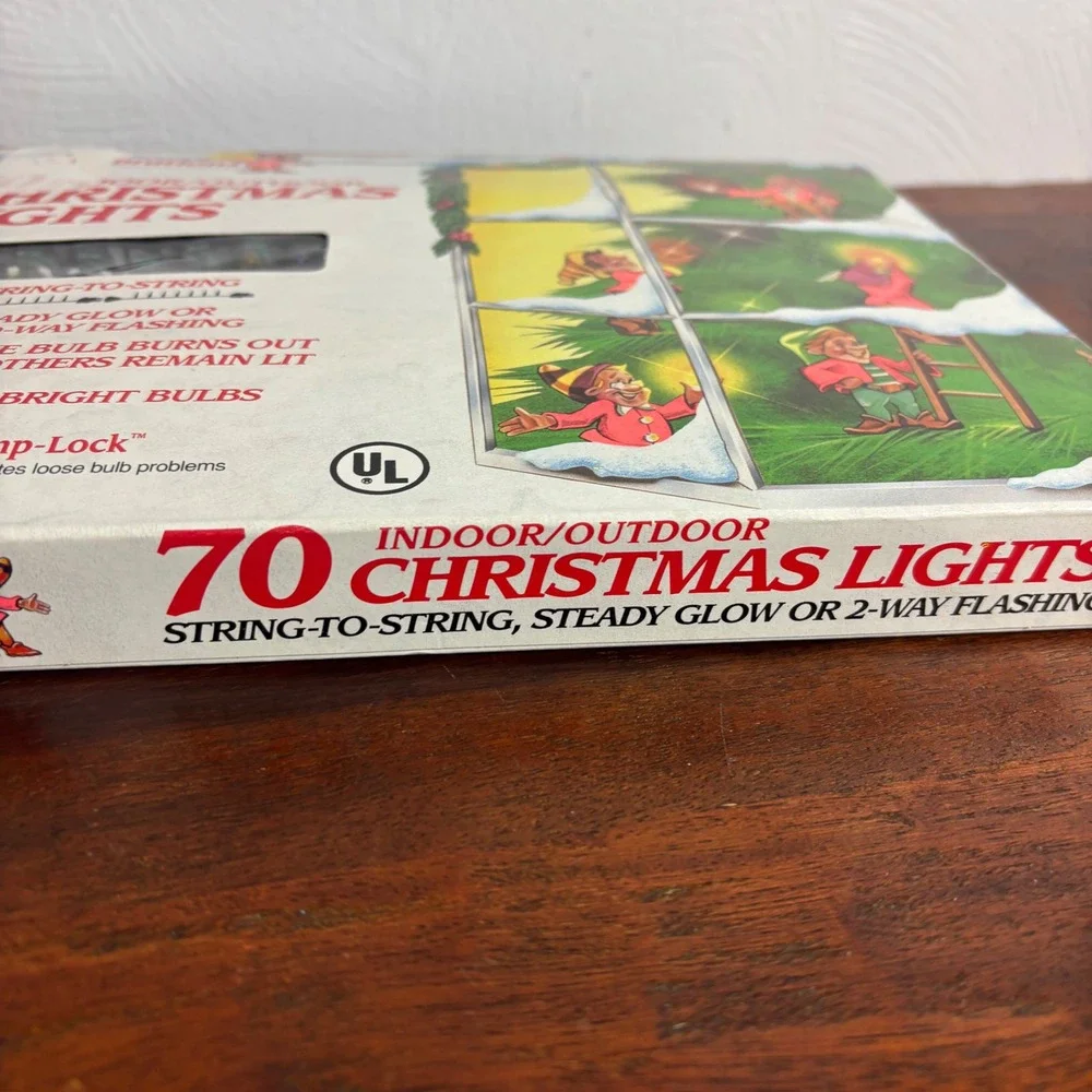 Celebrations 70 Christmas Lights Multicolor Indoor Outdoor 32ft‎ 96801 Multi
